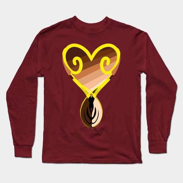 Love for the shades of brown and grey Long Sleeve T-Shirt by Craze Creatio Spiration